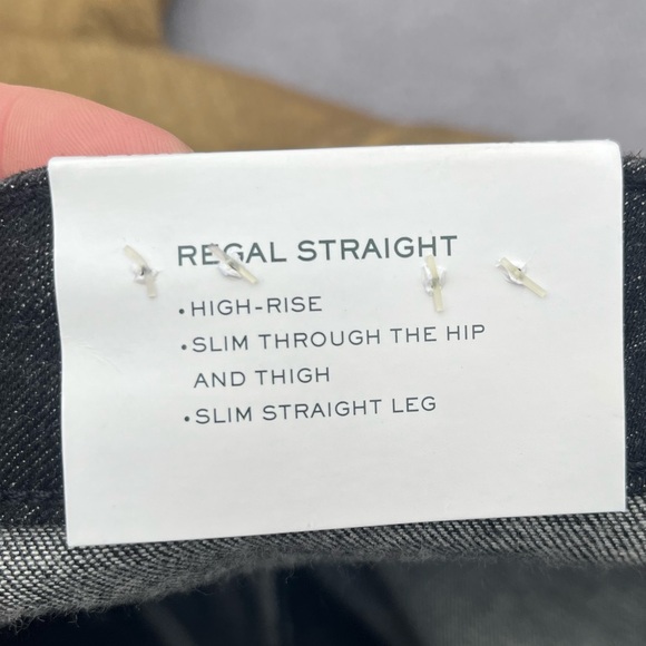 NEW Ralph Lauren Gold Pants Plus Size 22W Regal Straight High Rise Slim Straight - Picture 8 of 8